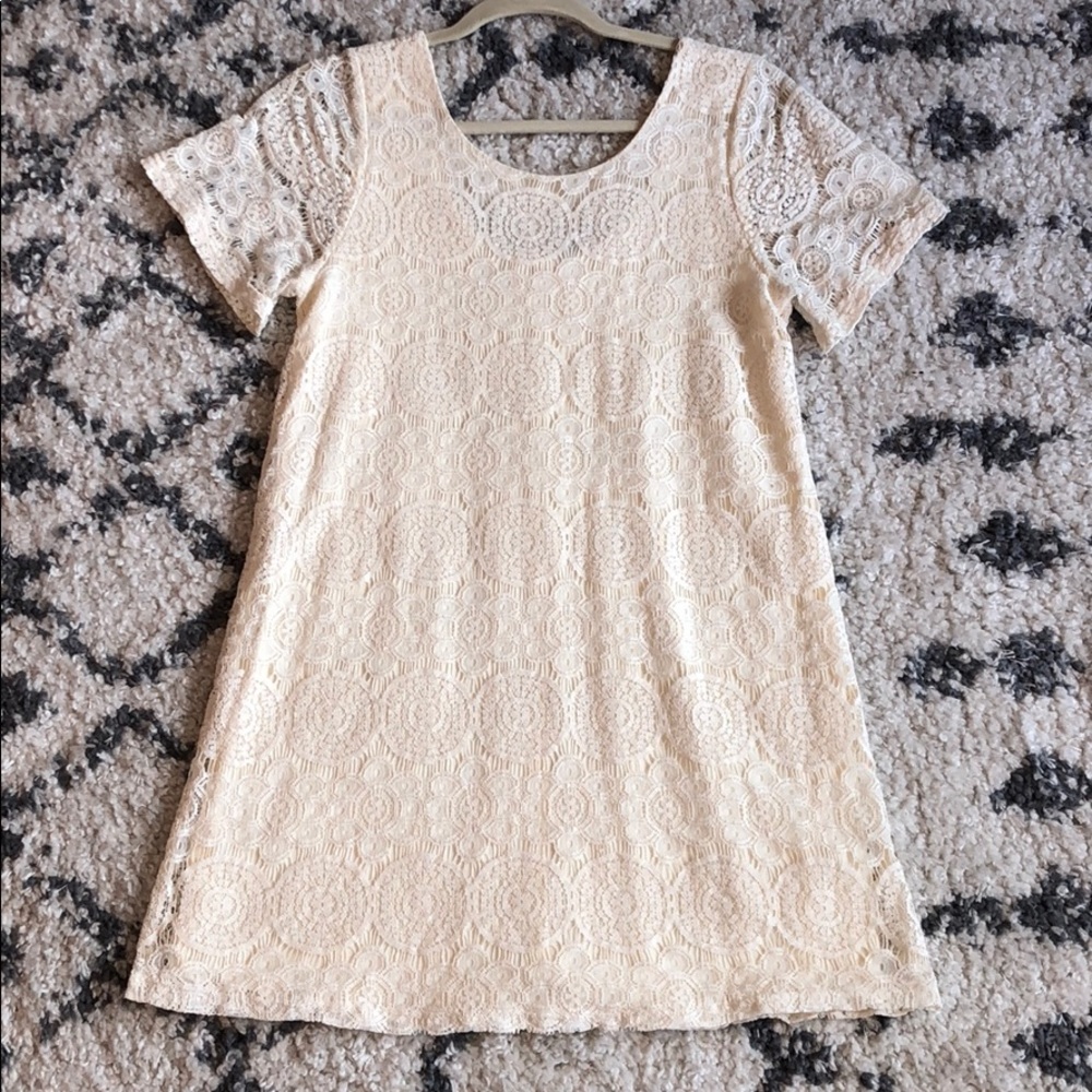 Off White Lace Dress